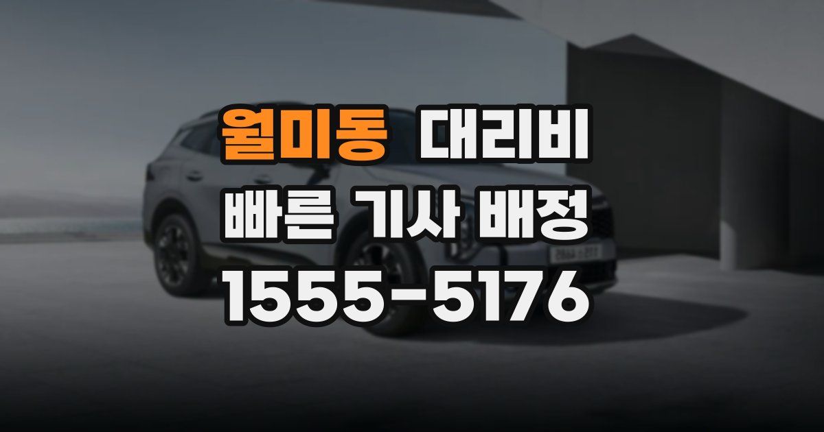 월미동 대리운전 가격