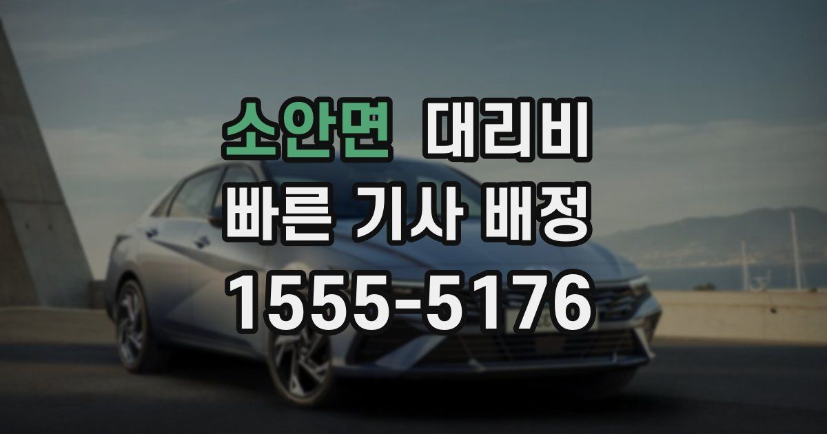 소안면 대리운전 가격