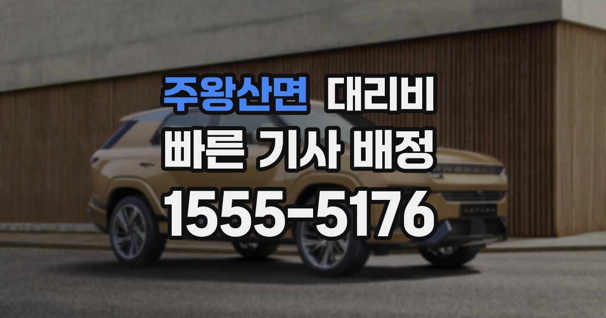 주왕산면 대리운전 가격