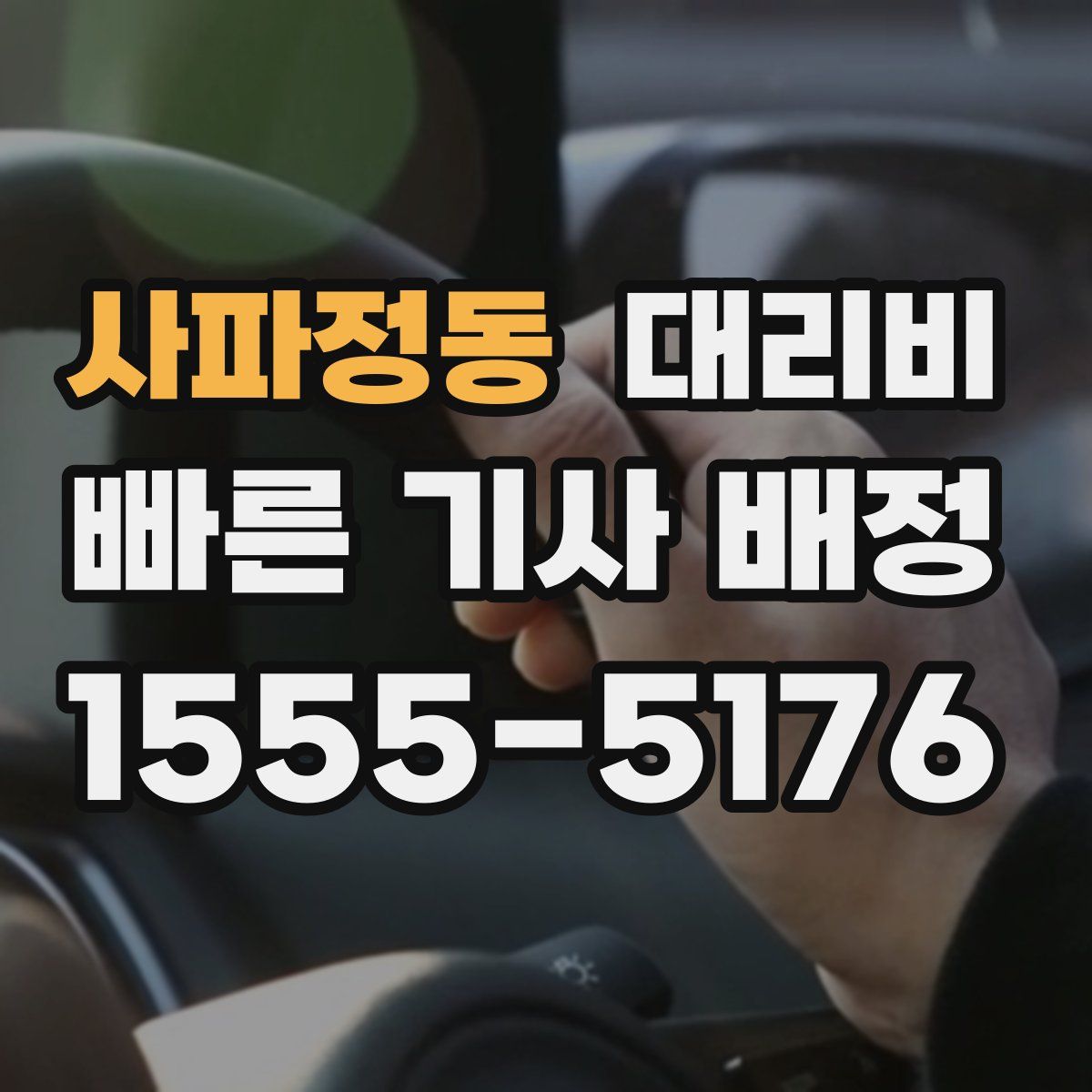 사파정동 대리운전