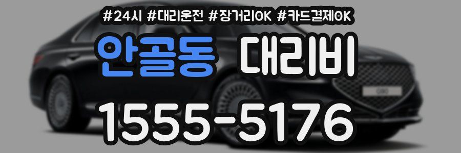 안골동 대리비