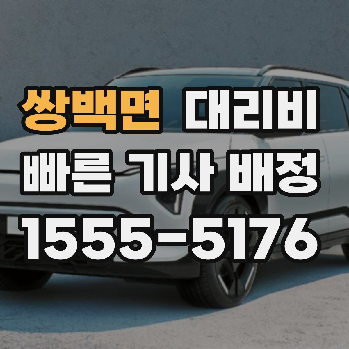 쌍백면 대리운전