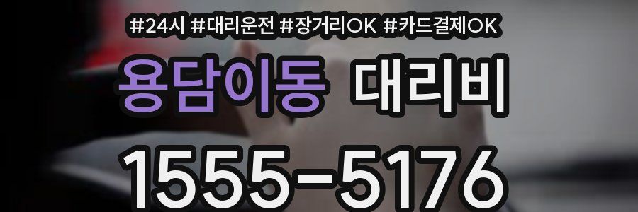 용담이동 대리비