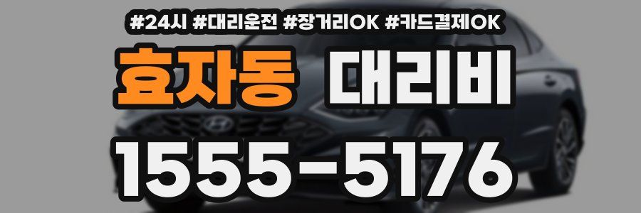 효자동 대리비