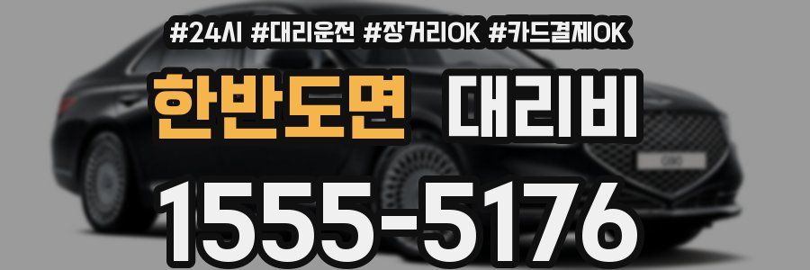 한반도면 대리비