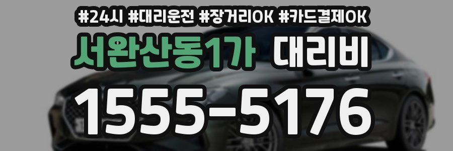 서완산동1가 대리비