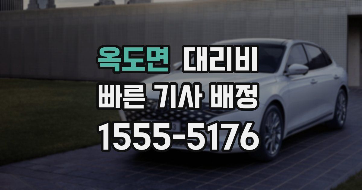 옥도면 대리운전 가격