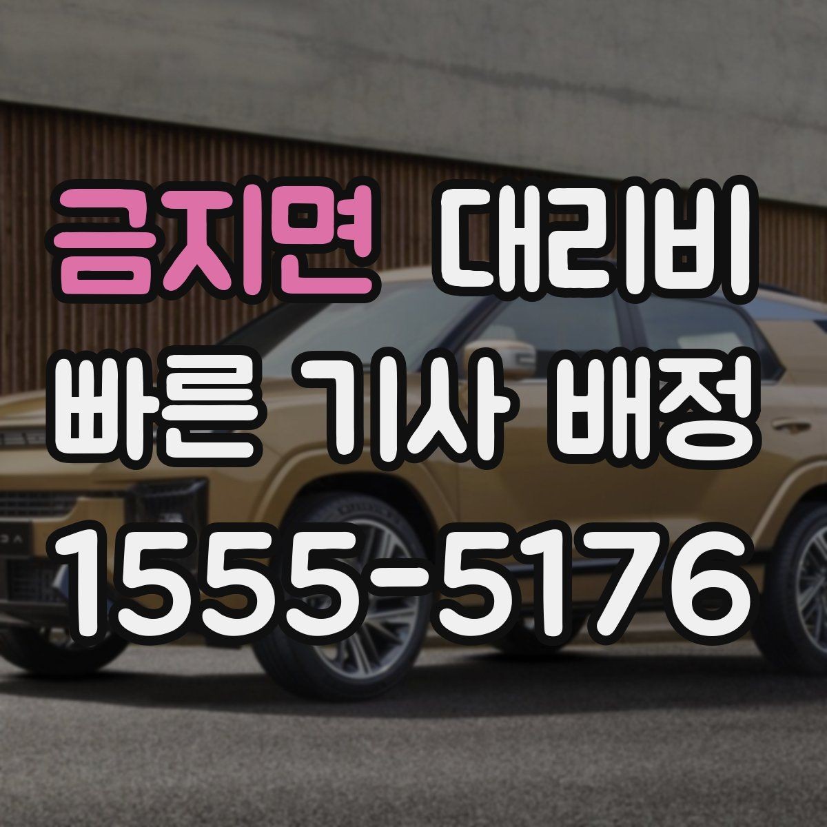 금지면 대리비 눈길 이동 전 확인할 것