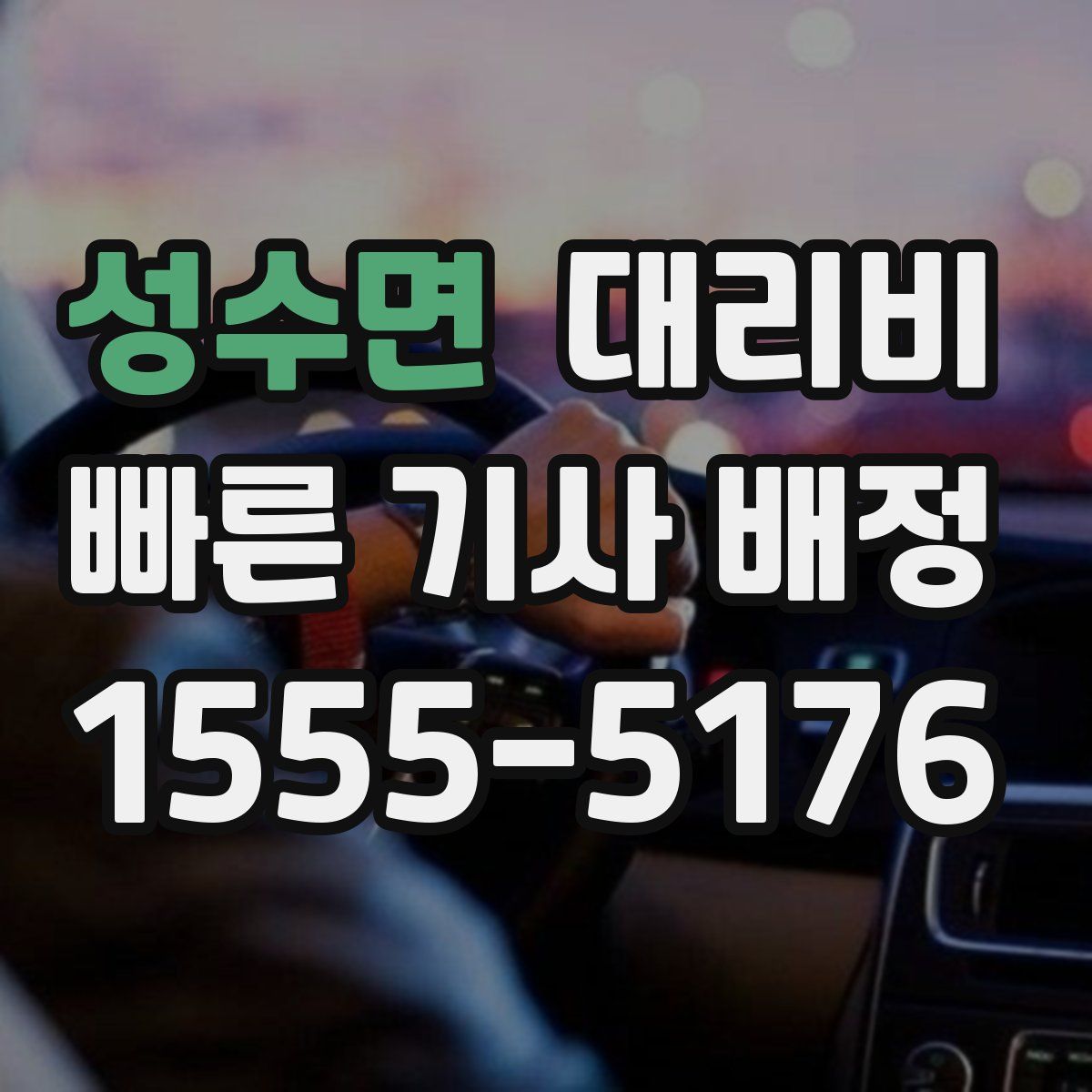 성수면 대리운전