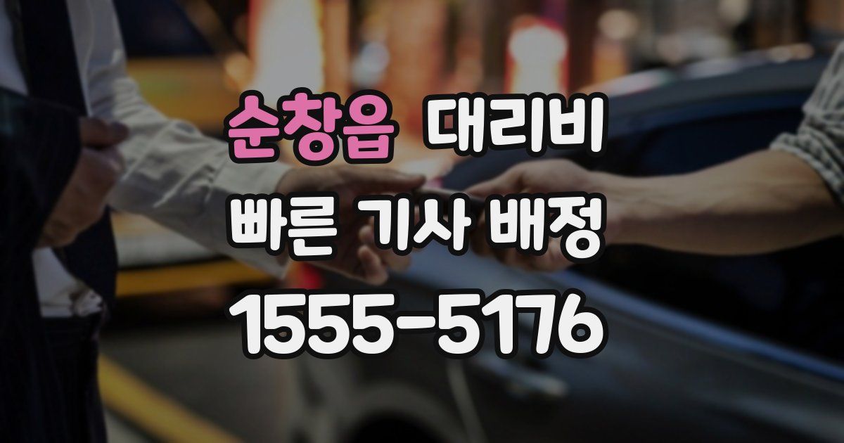 순창읍 대리운전 가격