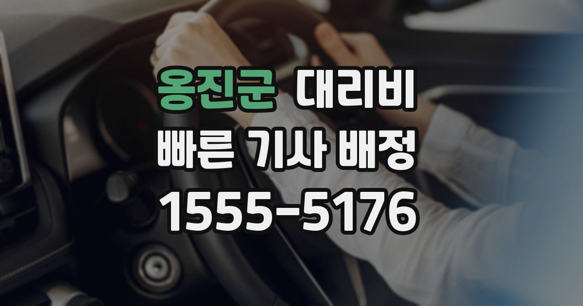 옹진군 대리운전 가격