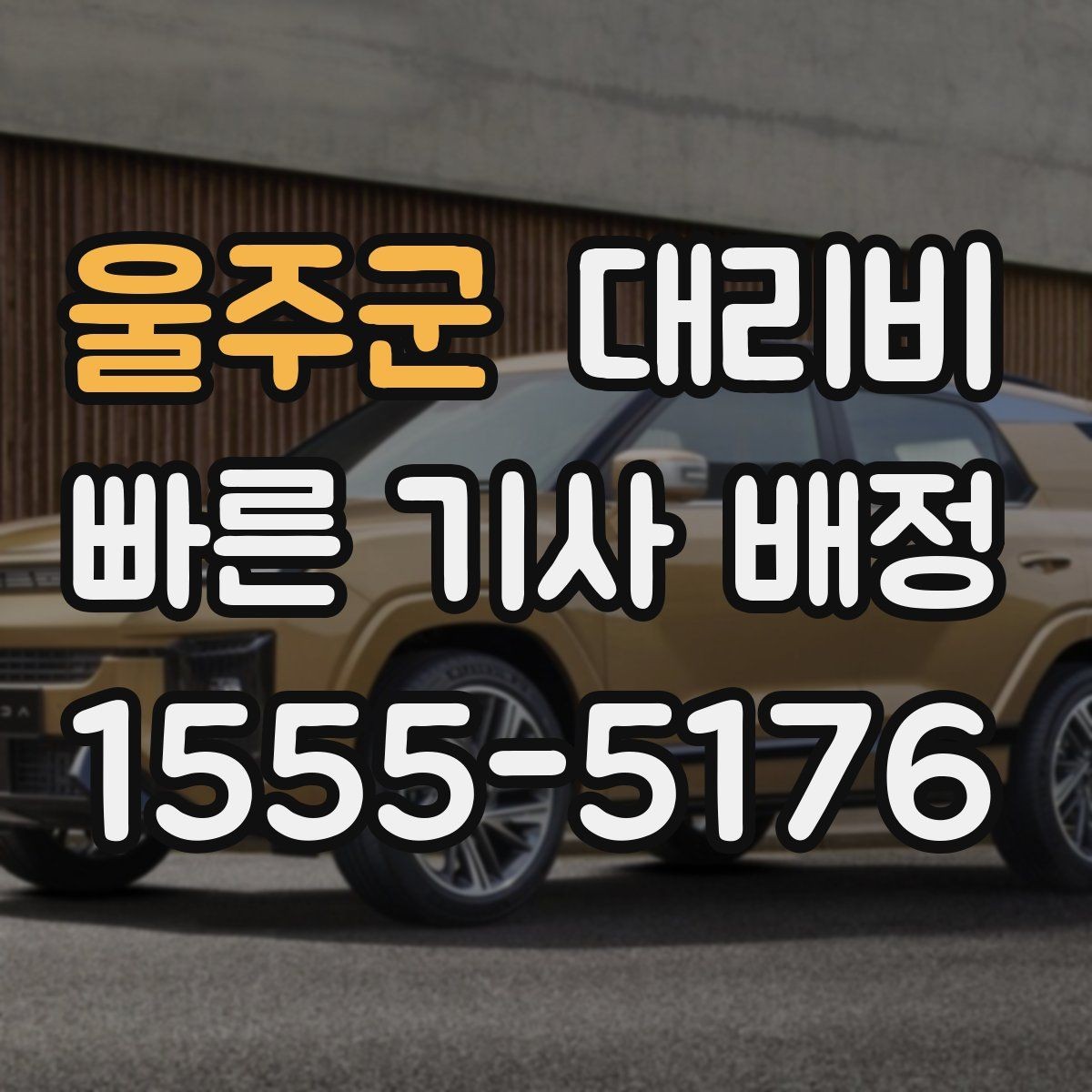 울주군 대리비 즉시 호출에 유리한 상황