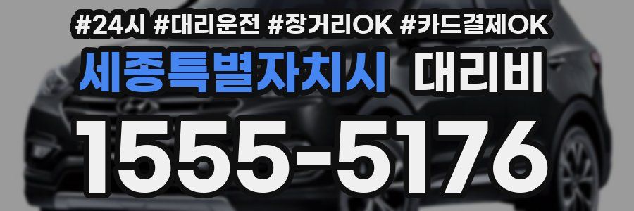 세종특별자치시 대리비