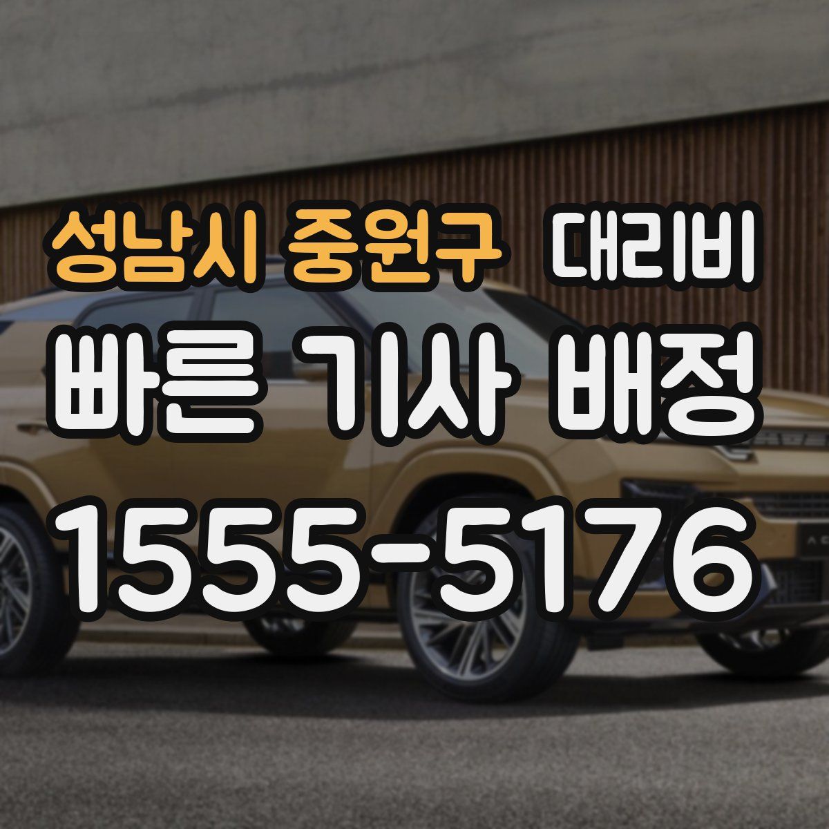 성남시 중원구 대리운전