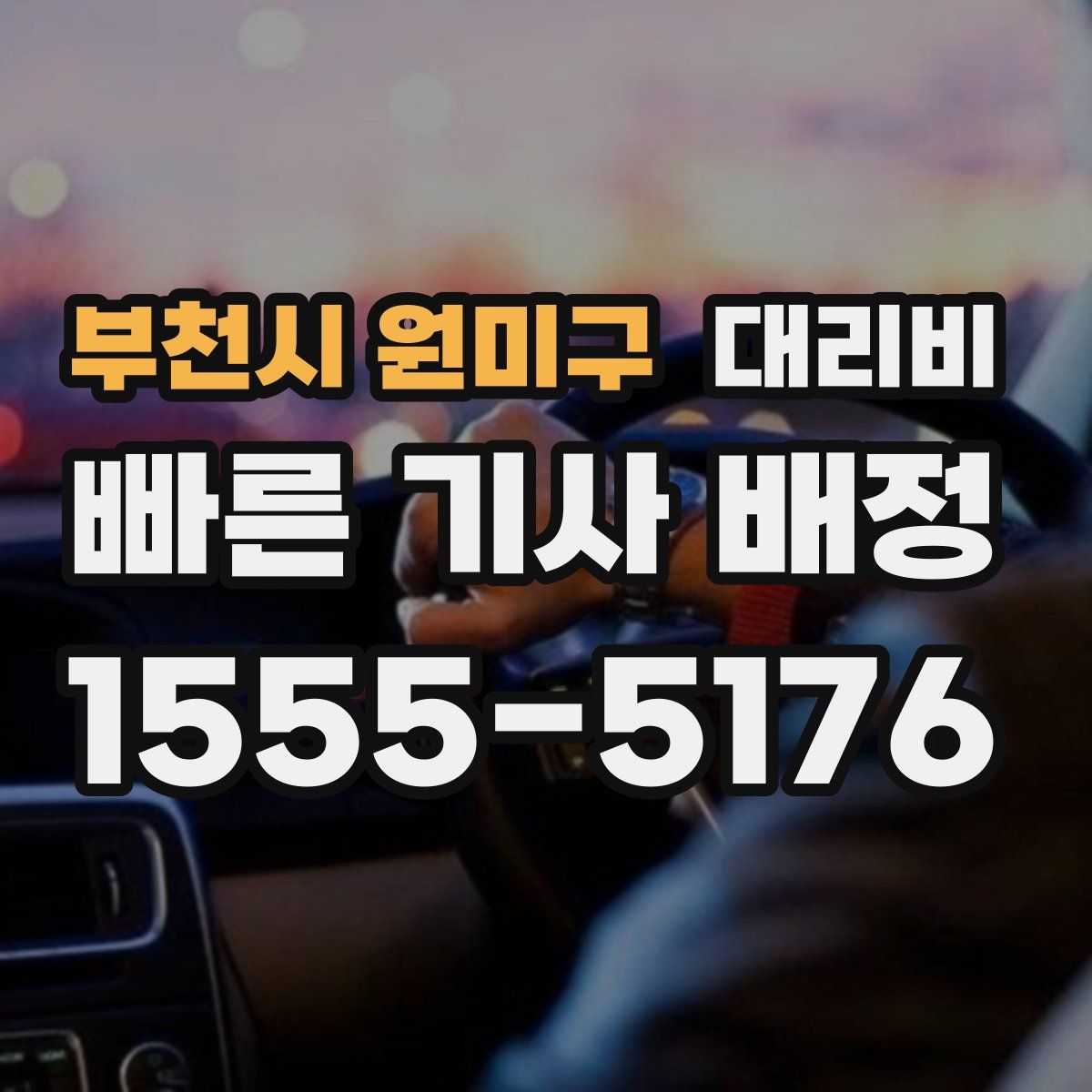 부천시 원미구 대리운전