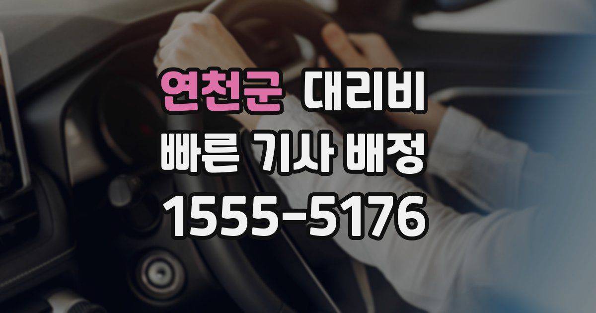 연천군 대리운전 가격