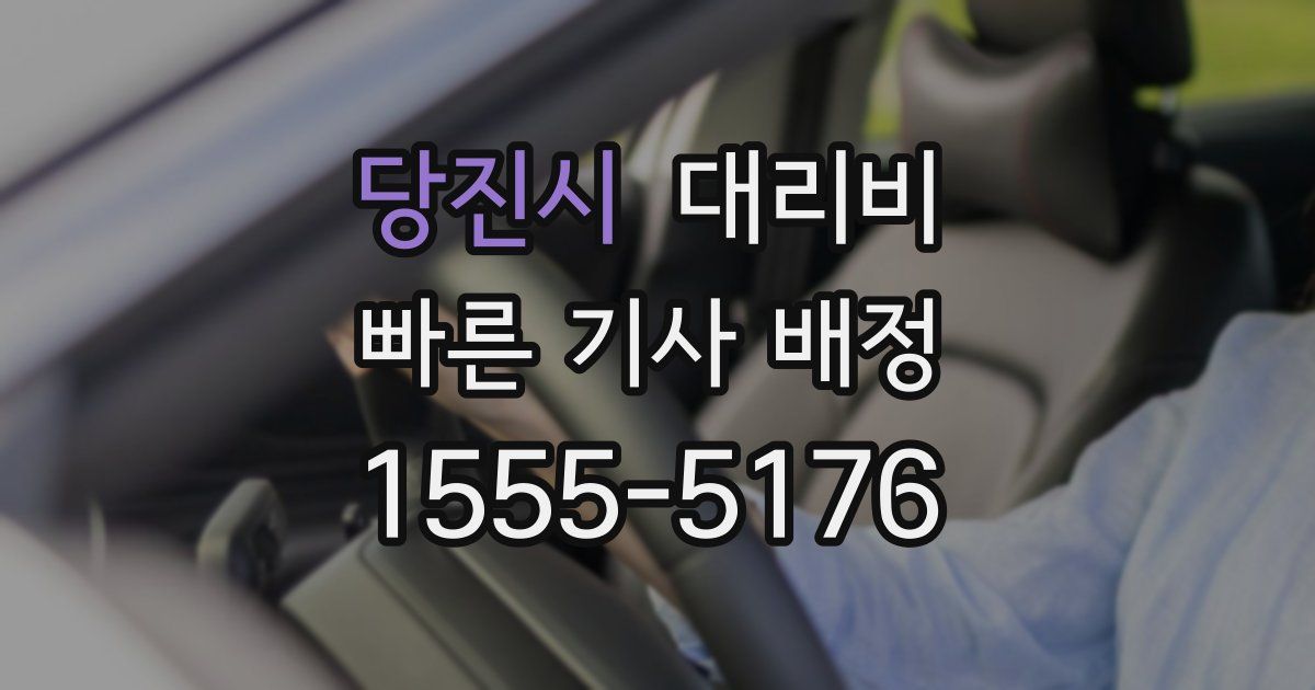 당진시 대리운전 가격