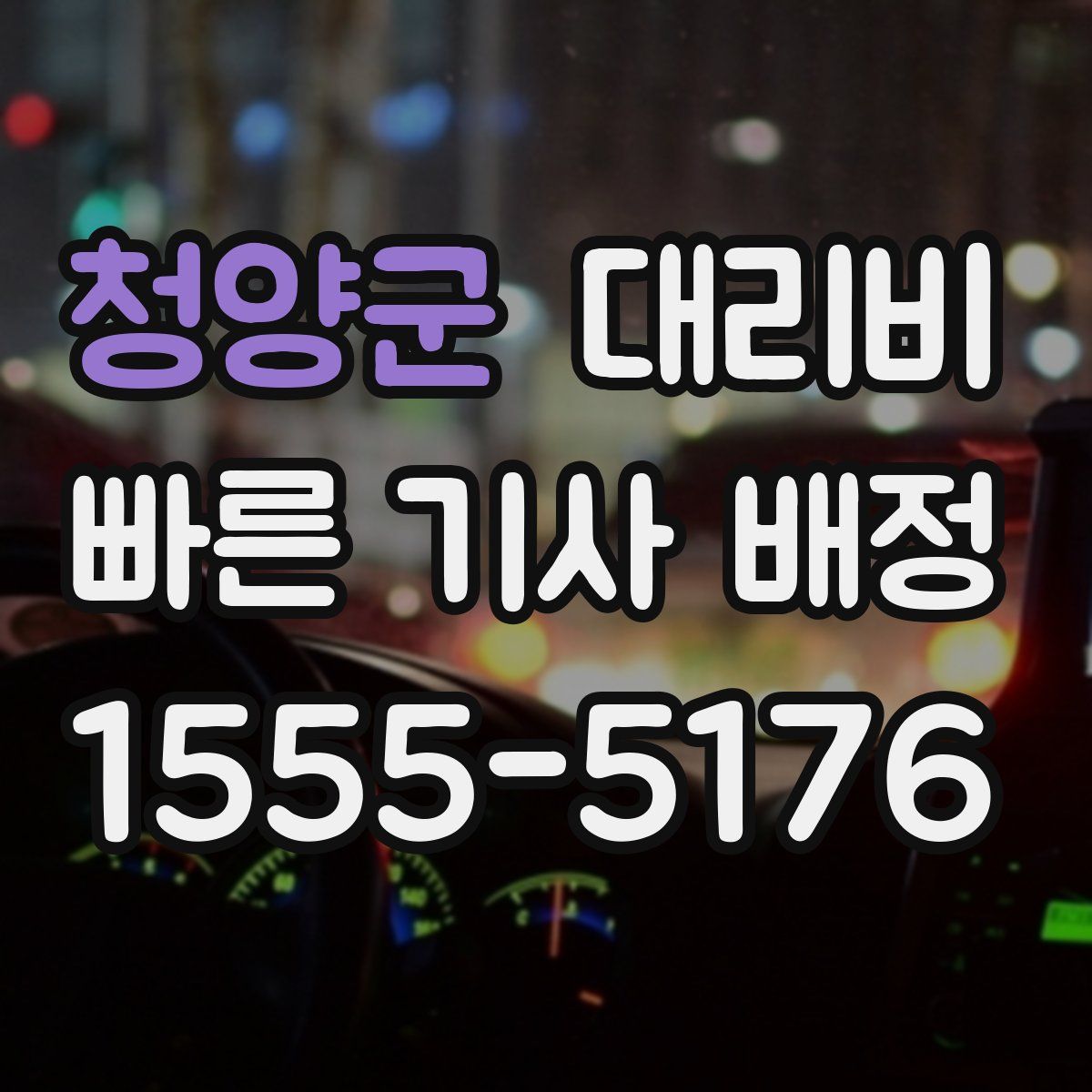 청양군 대리운전