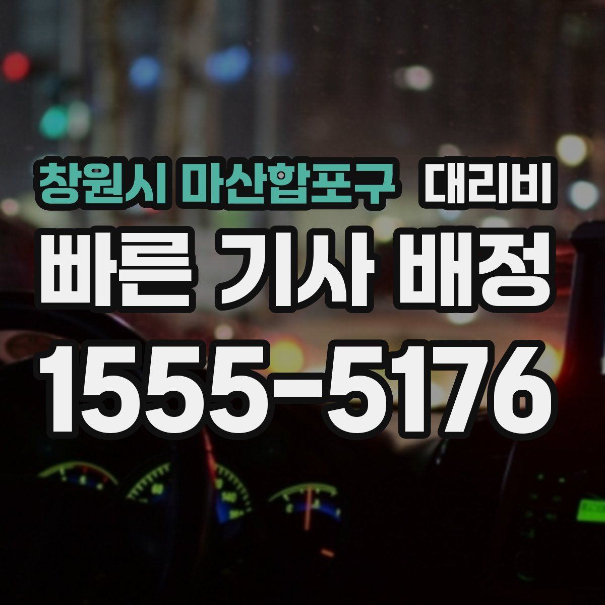 창원시 마산합포구 대리운전