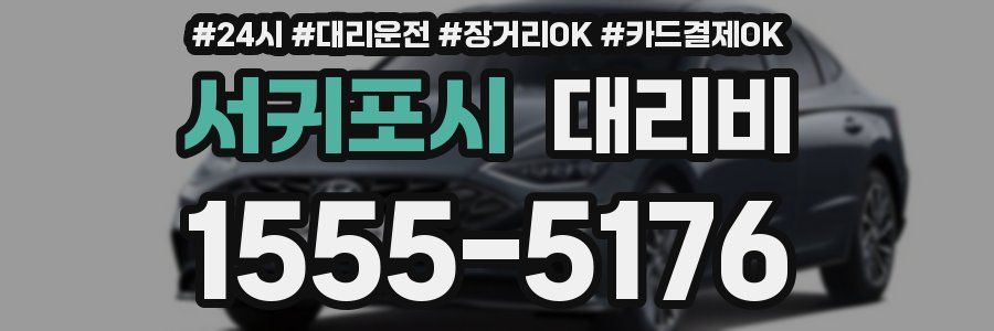 서귀포시 대리비