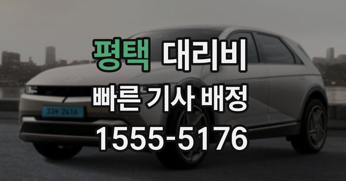 평택 대리운전 가격