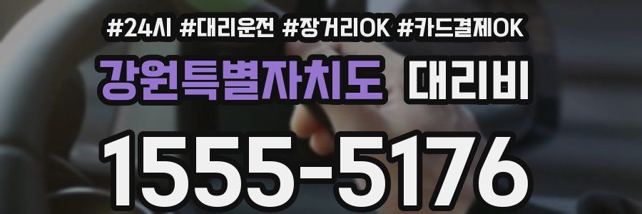 강원특별자치도 대리비