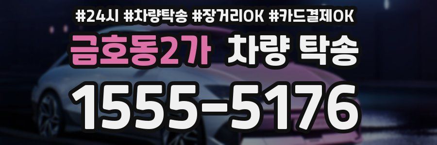 금호동2가 차량 탁송
