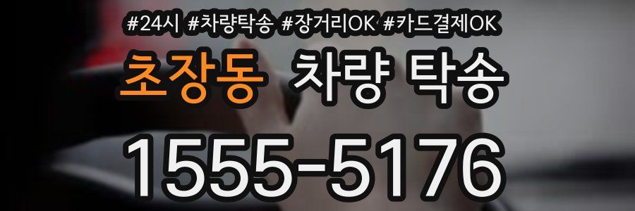 초장동 차량 탁송