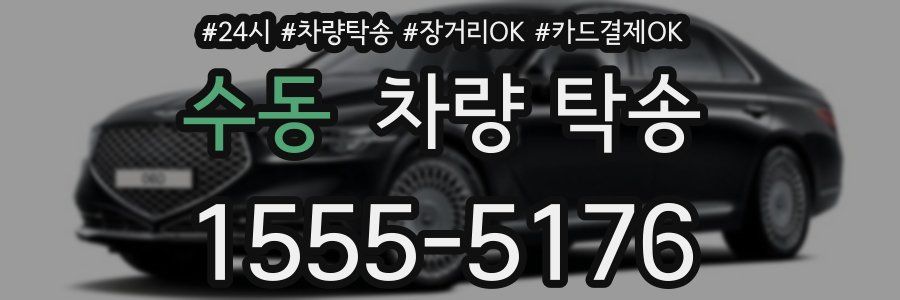 수동 차량 탁송