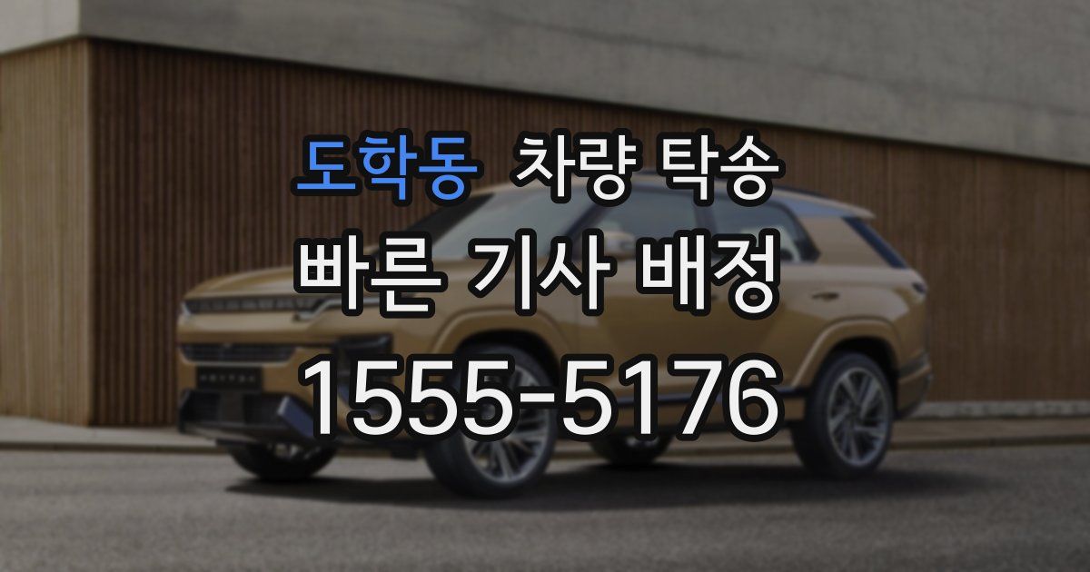 도학동 차량 탁송