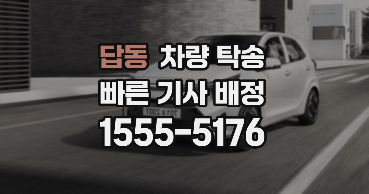 답동 차량 탁송