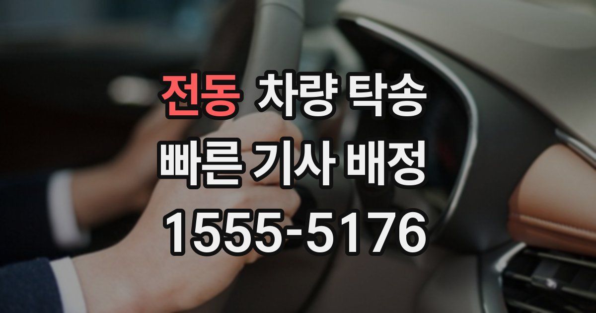 전동 차량 탁송