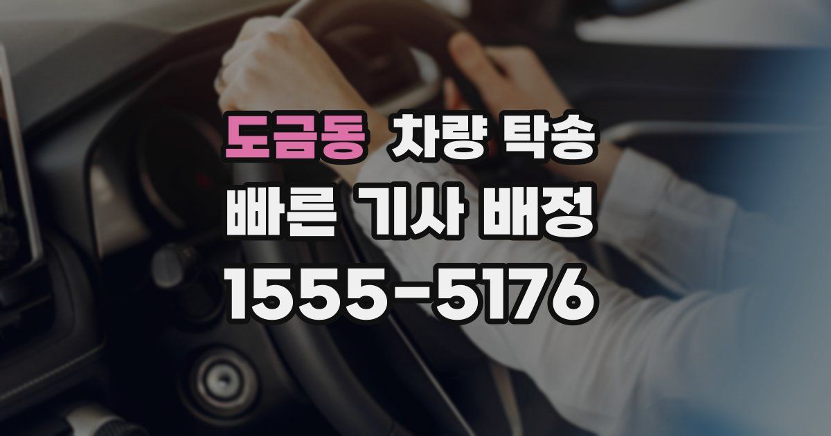 도금동 차량 탁송