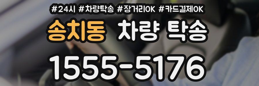 송치동 차량 탁송