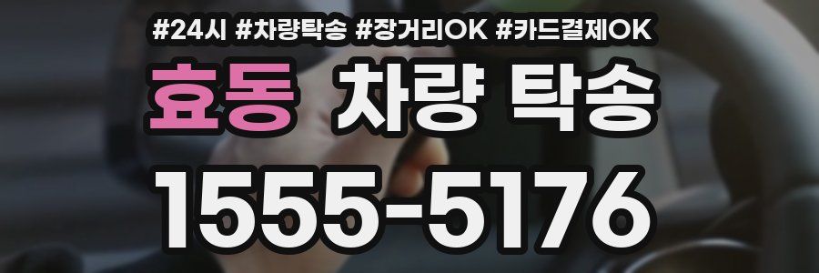 효동 차량 탁송