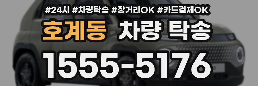 호계동 차량 탁송