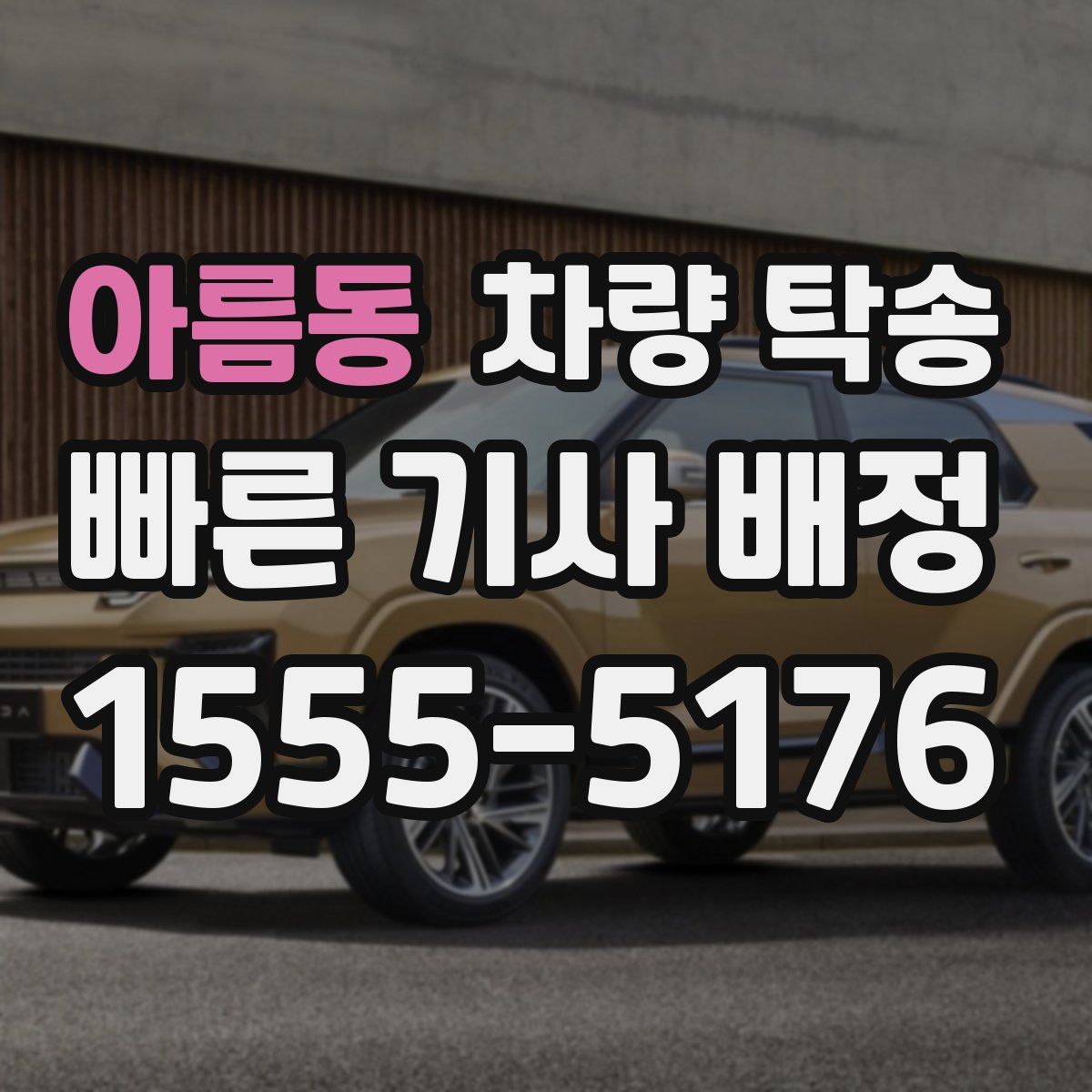 아름동 차량 탁송