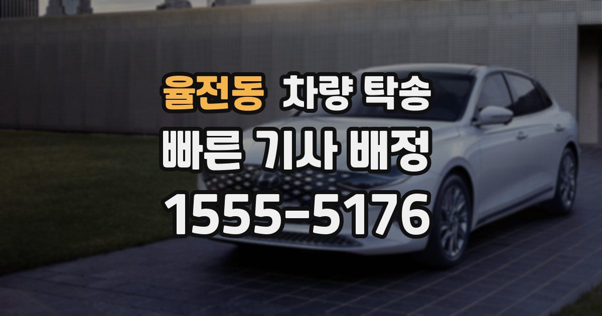 율전동 차량 탁송