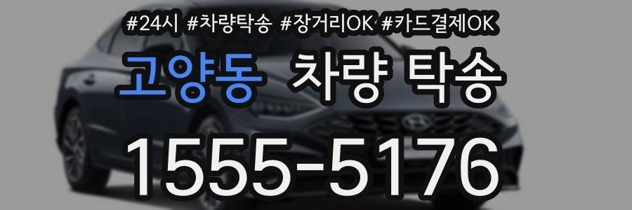 고양동 차량 탁송