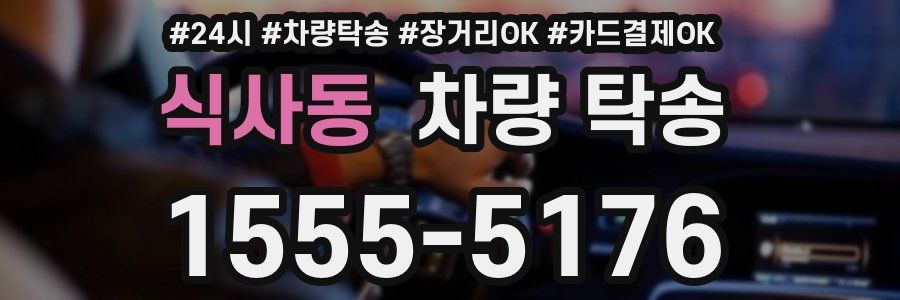 식사동 차량 탁송