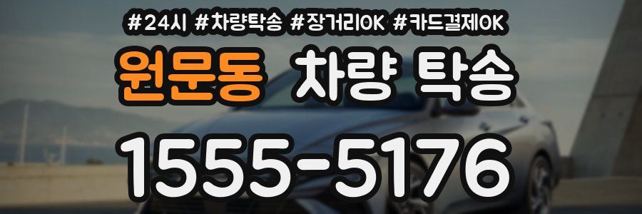 원문동 차량 탁송