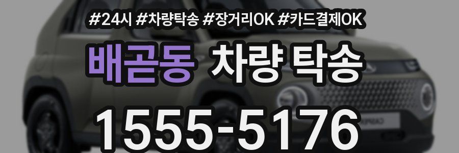 배곧동 차량 탁송