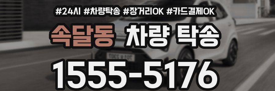 속달동 차량 탁송