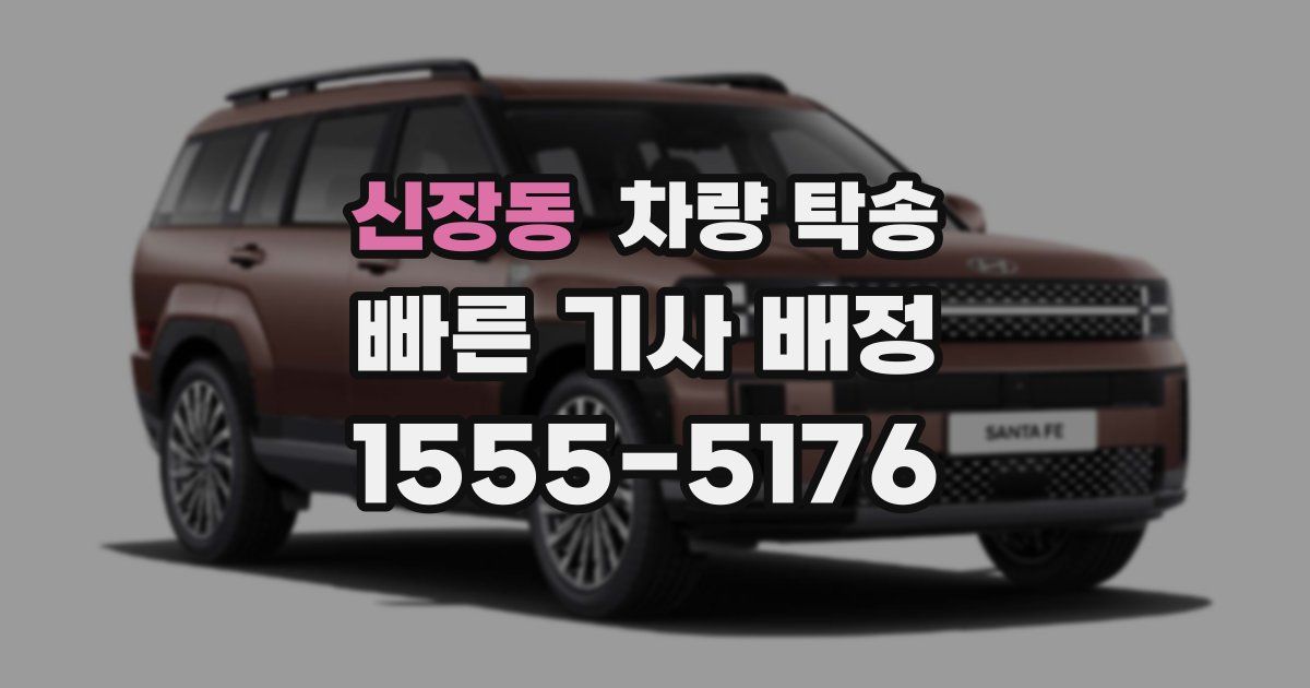 신장동 차량 탁송