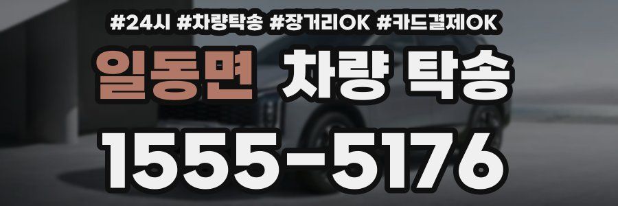 일동면 차량 탁송