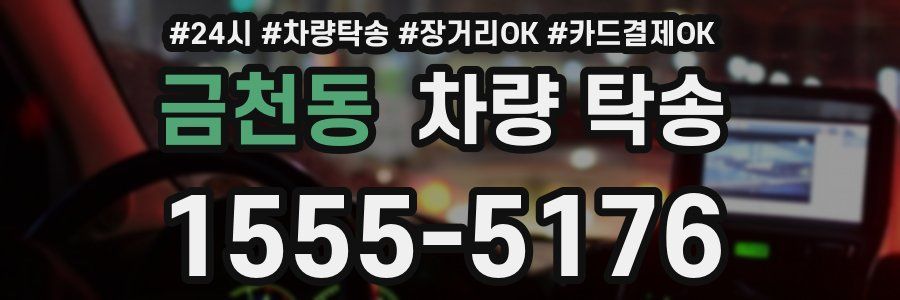 금천동 차량 탁송