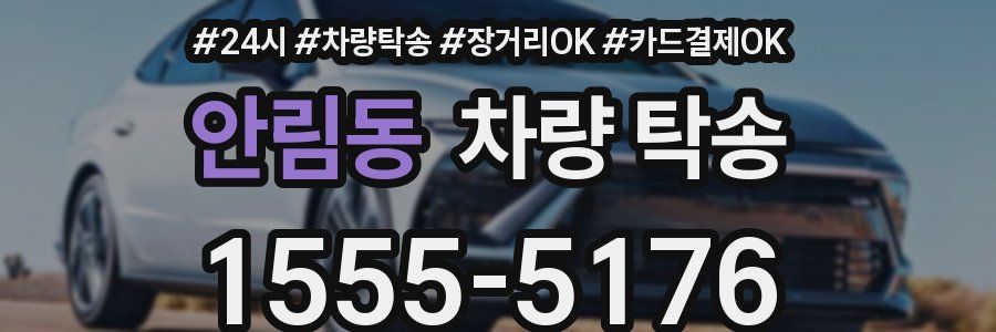 안림동 차량 탁송