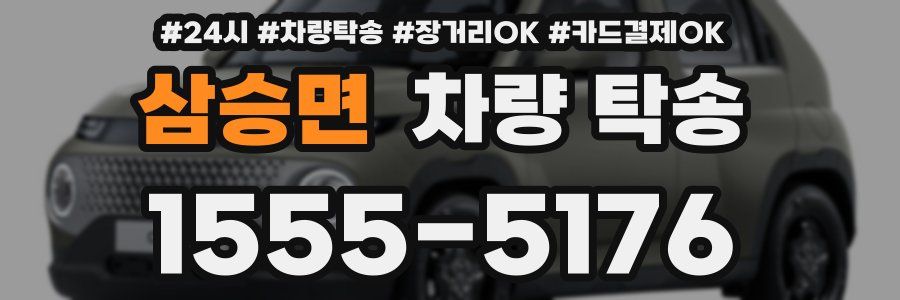 삼승면 차량 탁송