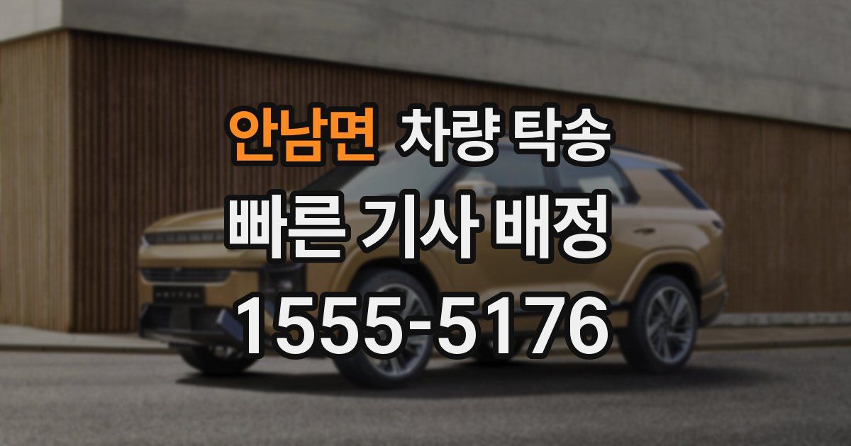 안남면 차량 탁송