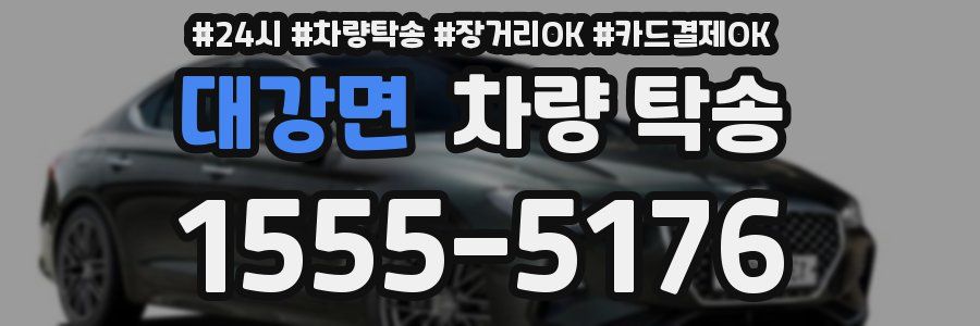 대강면 차량 탁송